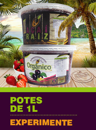 Capitão Açaí - Potes de 1L e 250G